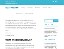 Tablet Screenshot of heartworm.com